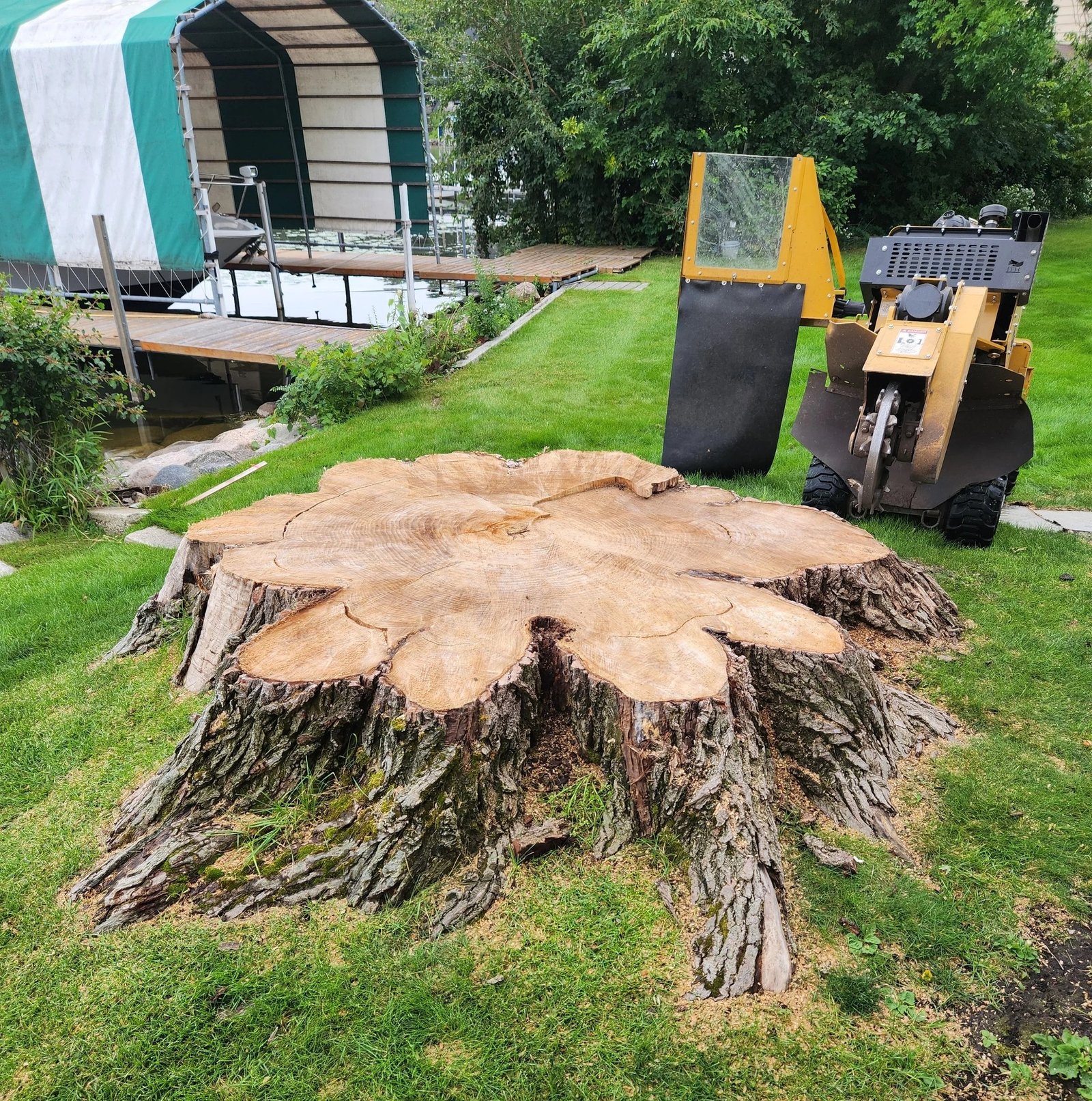 Clean residential outdoor property